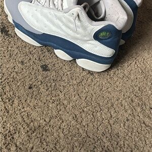 Jordan Sneakers White and Blue
